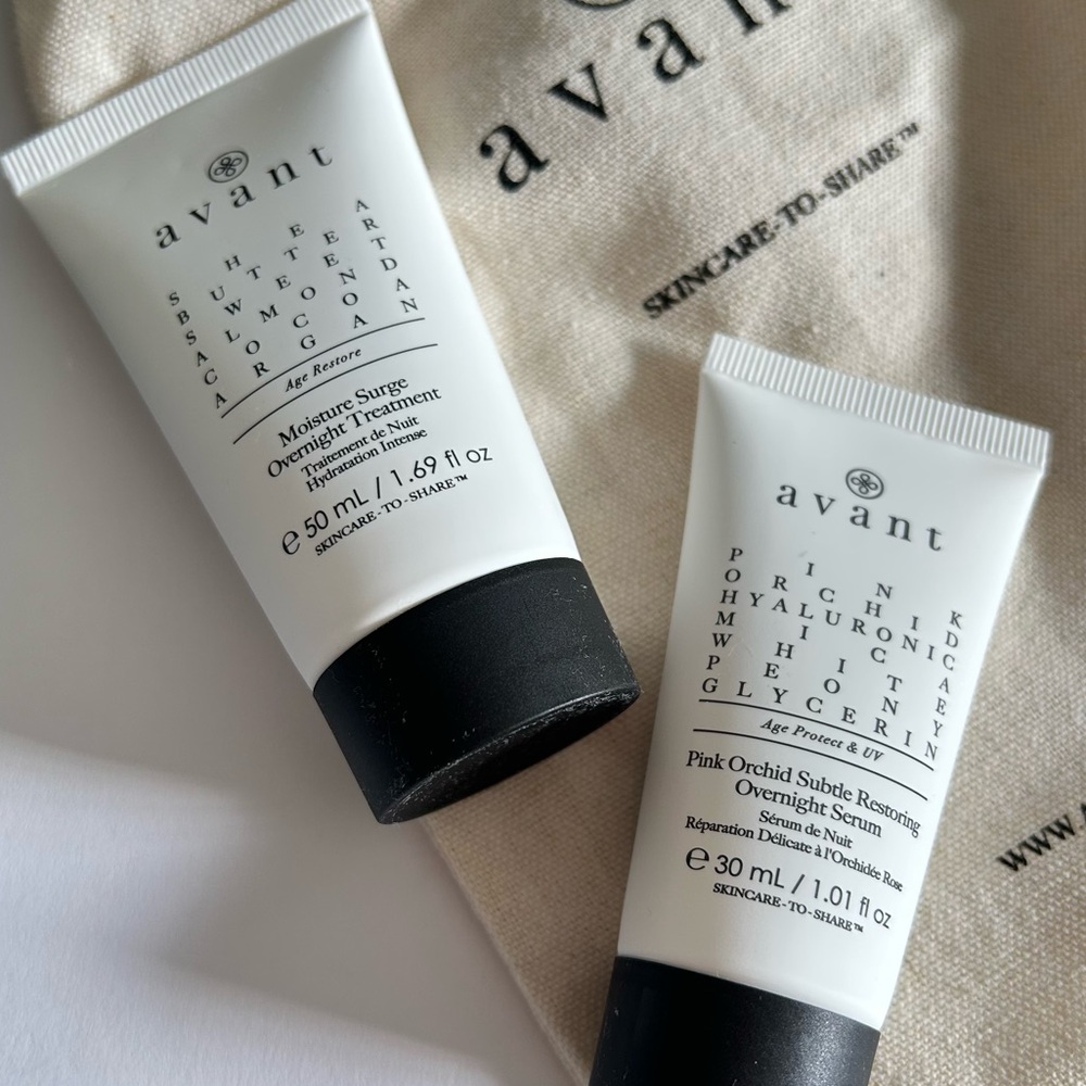 🩷BRAND NEW AVANT BUNDLE MOISTURE SURGE OVERNIGHT TREATMENT RESOTRING SERUM - Picture 7 of 9